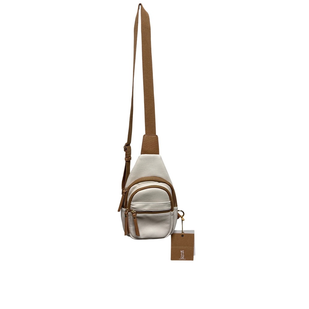 Miztique (White/Beige) Sling Crossbody Bag Women Small